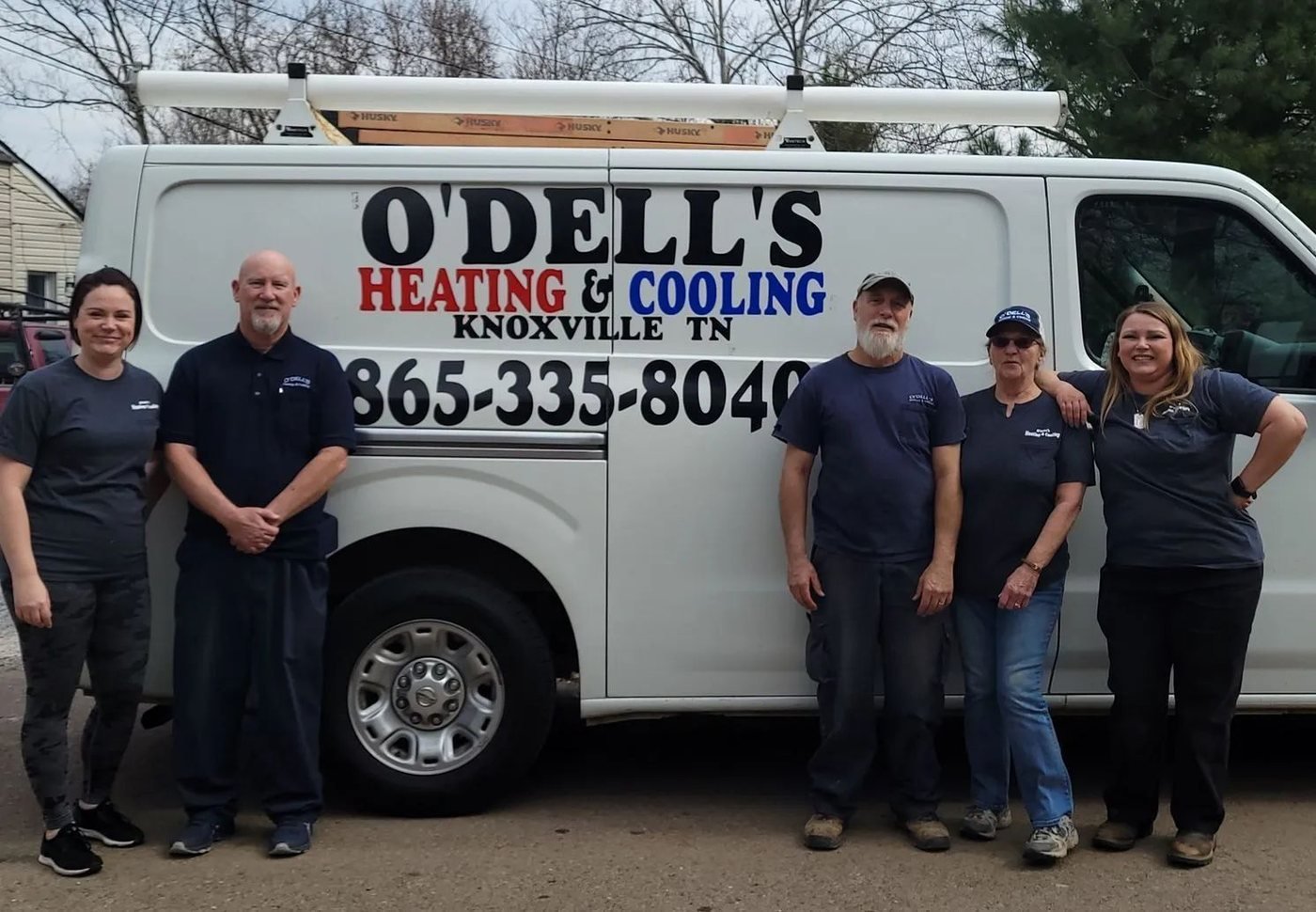 Mountain Fox Garage Doors service truck in Colorado Springs